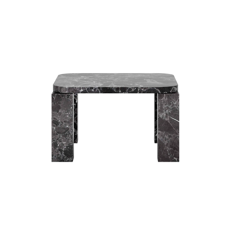 Table basse ATLAS MARBRE 60x60 Marbre Costa noir NEW WORKS