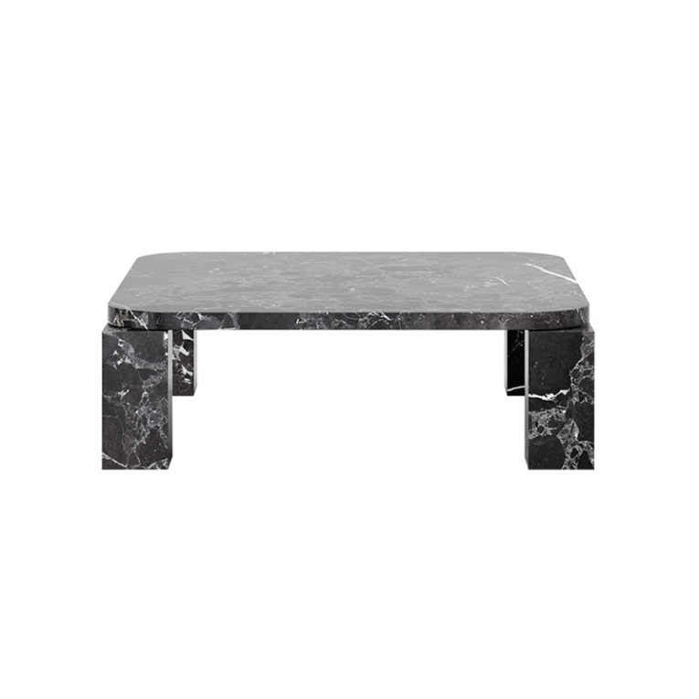 Table basse ATLAS MARBRE 82x82 Marbre Costa noir NEW WORKS