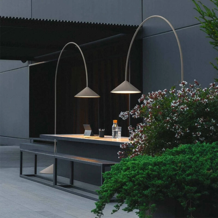 Luminaire extérieur Lampadaire OUT 4270 Beige D1 VIBIA