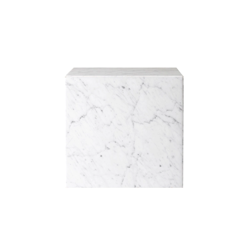 Table d'appoint guéridon PLINTH CUBIC Blanc AUDO COPENHAGEN