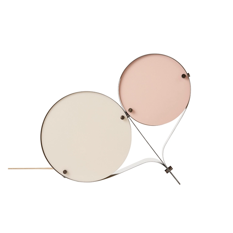 Lampe à poser COPPIA Ivoire/ blush GUBI