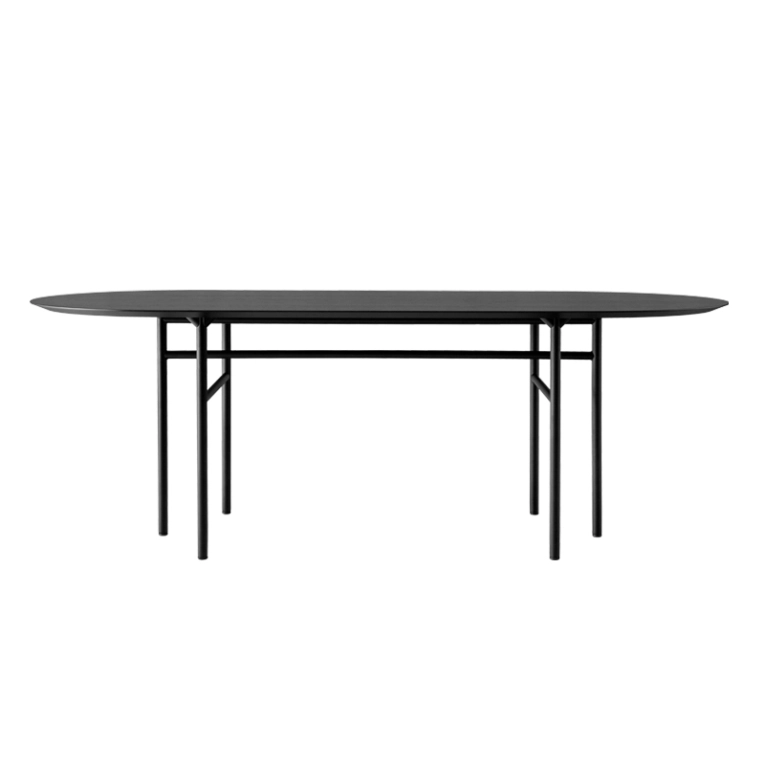 Table SNAREGADE Ovale Noir AUDO COPENHAGEN
