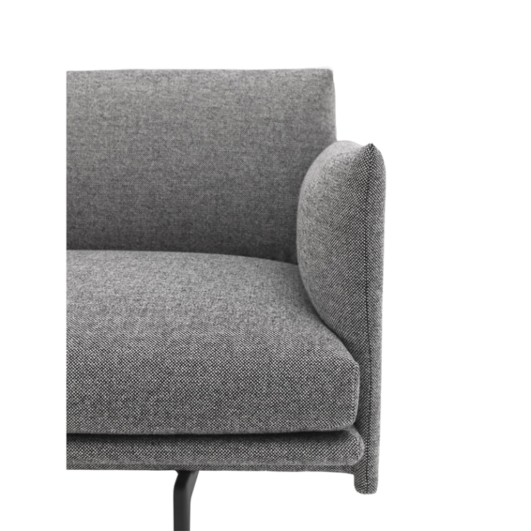 Canapé OUTLINE 3 1/2 places Gris 166 MUUTO