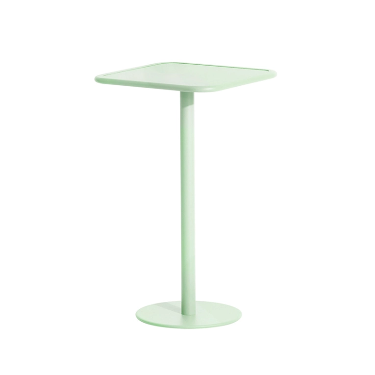 Table extérieur Mange-debout WEEK-END carré Vert pastel PETITE FRITURE