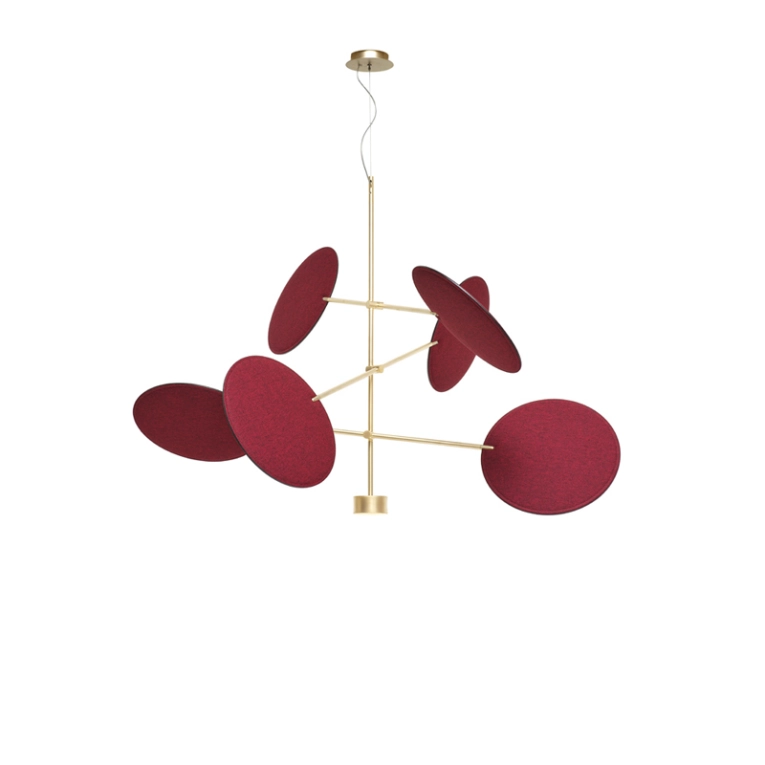Suspension DIVA Small Violet/ laiton MOGG