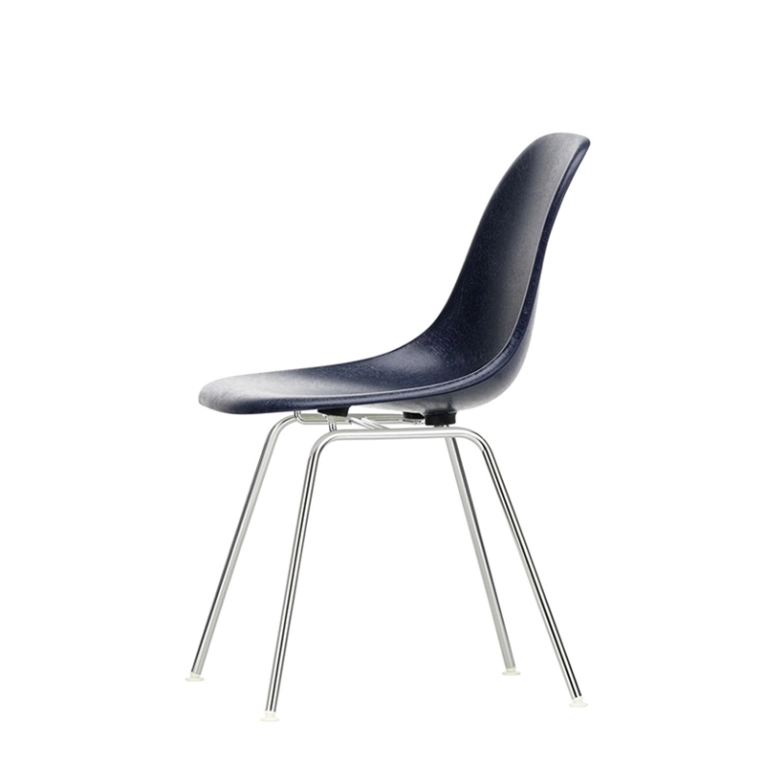 Chaise EAMES FIBERGLASS CHAIR DSX Bleu marine Eames VITRA