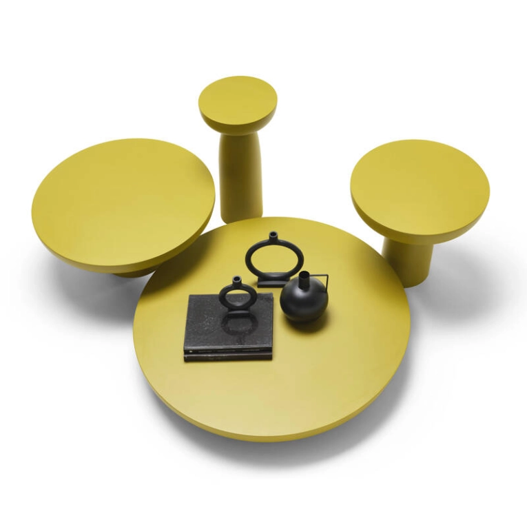Table d'appoint guéridon OLO COLOURS Ø 30 Brun cuivré MOGG