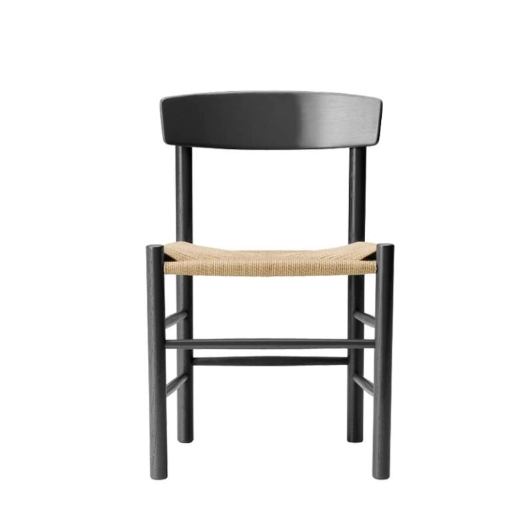 Chaise MOGENSEN J39 Noir FREDERICIA