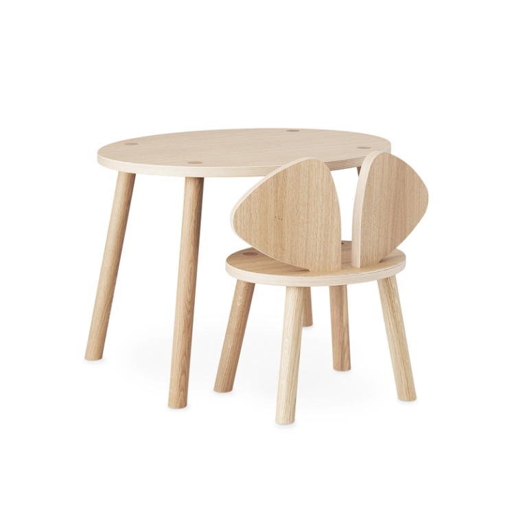 Siège enfant Chaise enfant MOUSE 2 à 5 ans Chêne NOFRED