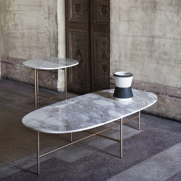 Table basse SOAP Calacatta blanc  TACCHINI