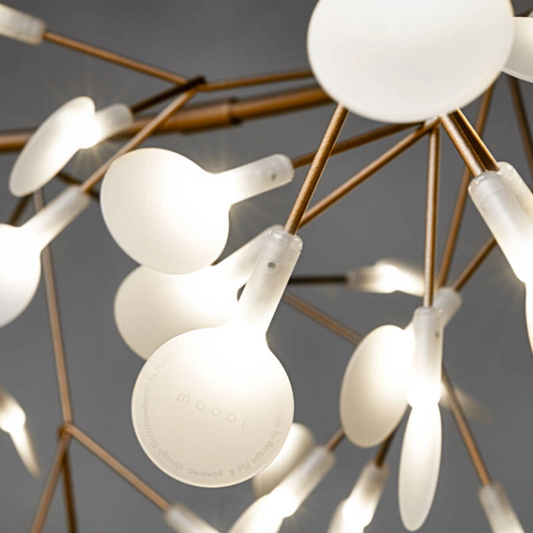 Suspension HERACLEUM III Linear Nickel MOOOI