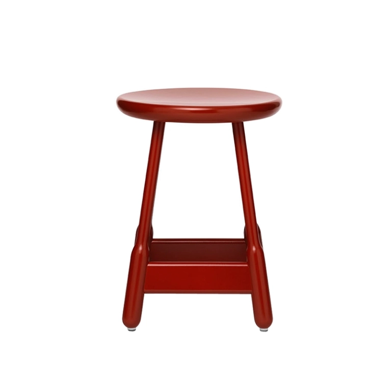 Tabouret ALBERT STOOL Rouge MASSPRODUCTIONS