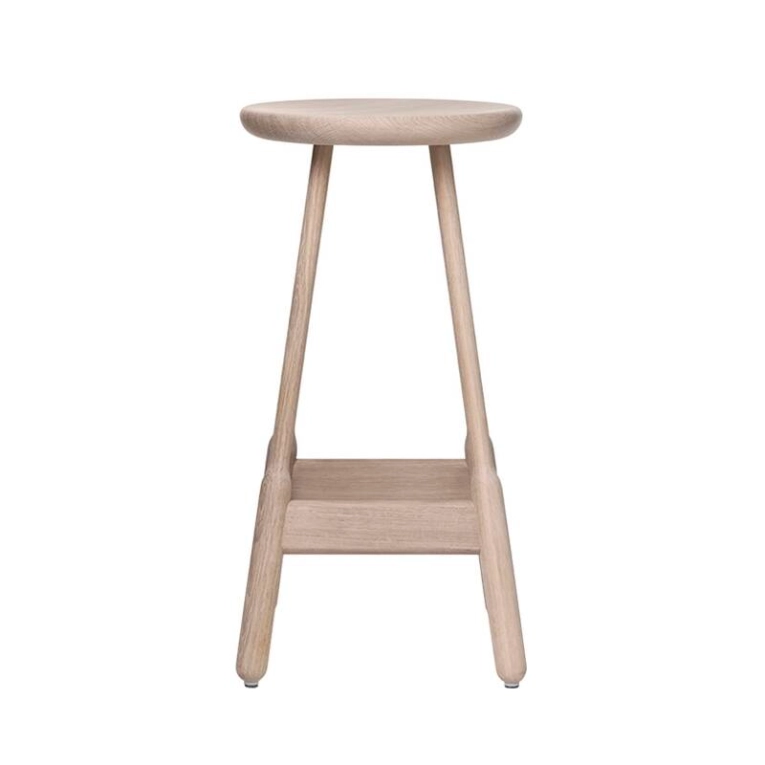 Tabouret haut ALBERT BAR STOOL Blanc MASSPRODUCTIONS