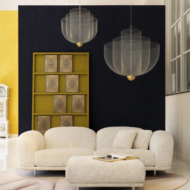 Suspension MESHMATICS Ø 90 Laiton MOOOI