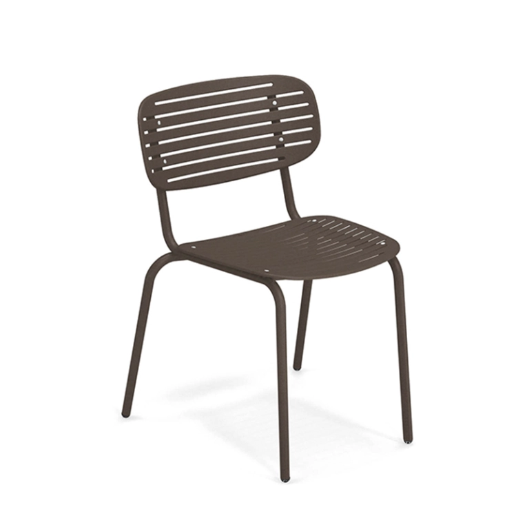 Chaise extérieur MOM Marron d'Inde EMU