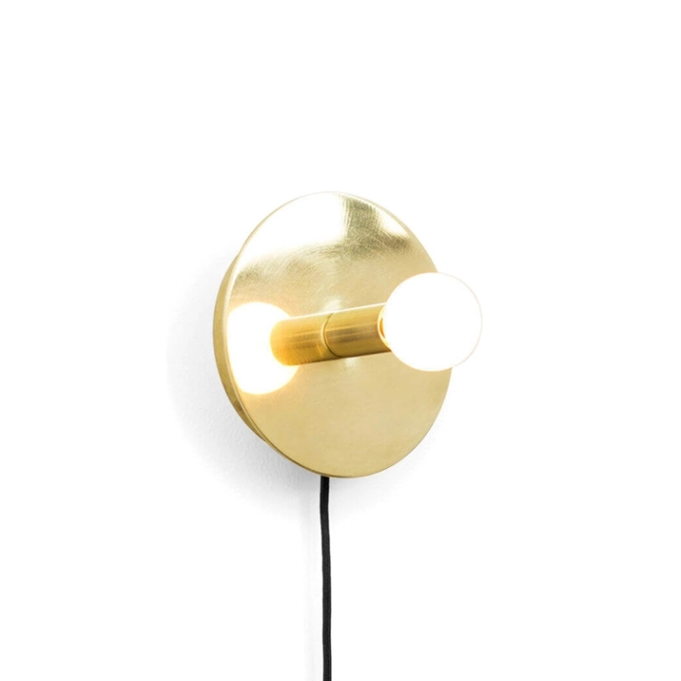Applique DOT MURALE avec câble Laiton LAMBERT & FILS