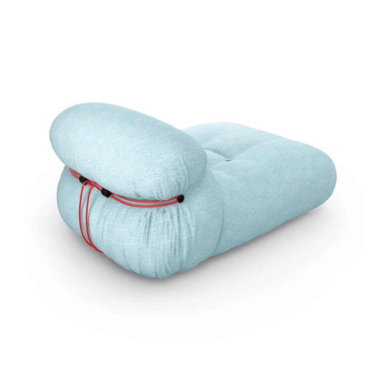 Fauteuil SORIANA Chaise longue Look Cielo / Rouge de Chine brillant CASSINA