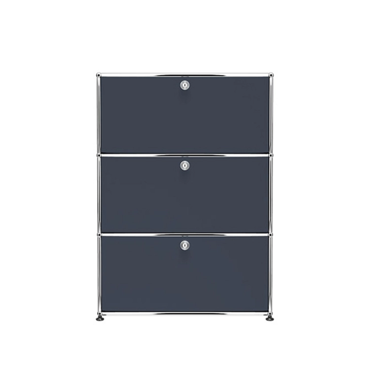 Meuble de rangement USM HALLER G1 Anthracite USM HALLER