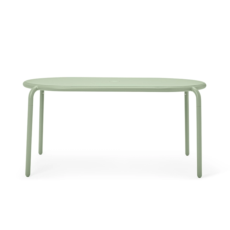 Table extérieur TONÍ TAVOLO 6 personnes Vert brouillard FATBOY