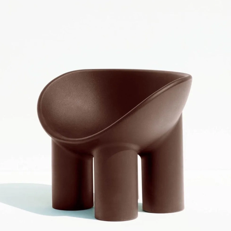 Fauteuil ROLY POLY Marron DRIADE