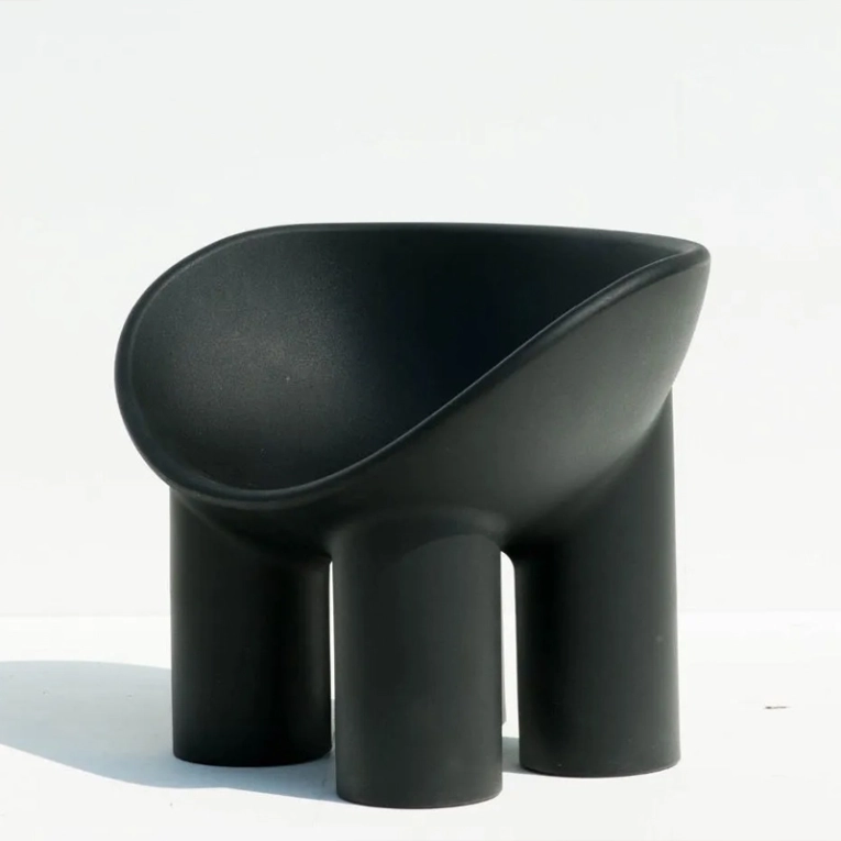 Fauteuil ROLY POLY Charbon DRIADE