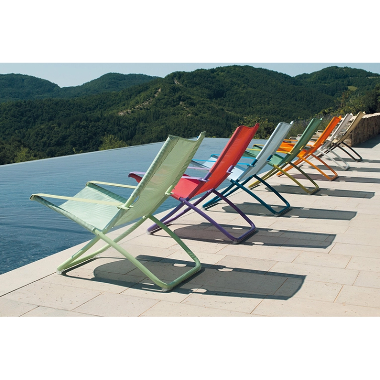 Bain de soleil, chaise longue et hamac SNOOZE Marron d'Inde / Beige EMU