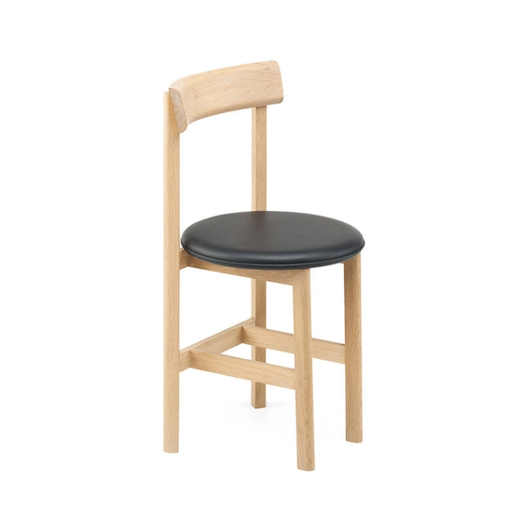 Chaise PETIT 4 Cuir noir DE LA ESPADA