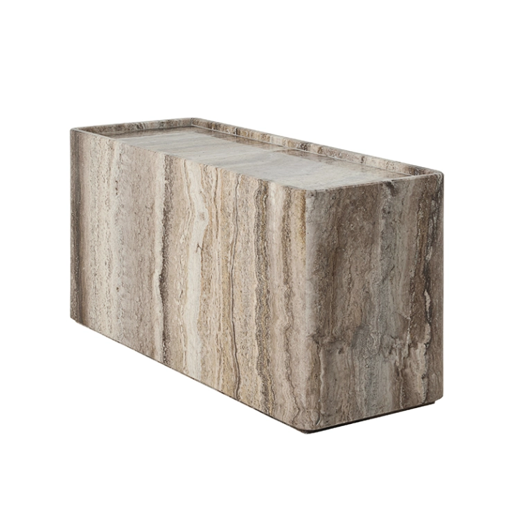Table d'appoint guéridon PIETRA 30x80 Lively Sepia GUBI