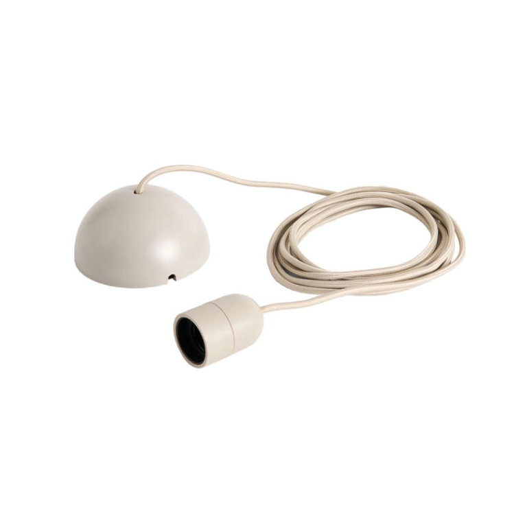 Accessoire luminaire Système électrique pour suspension COMMON Gris béton HAY