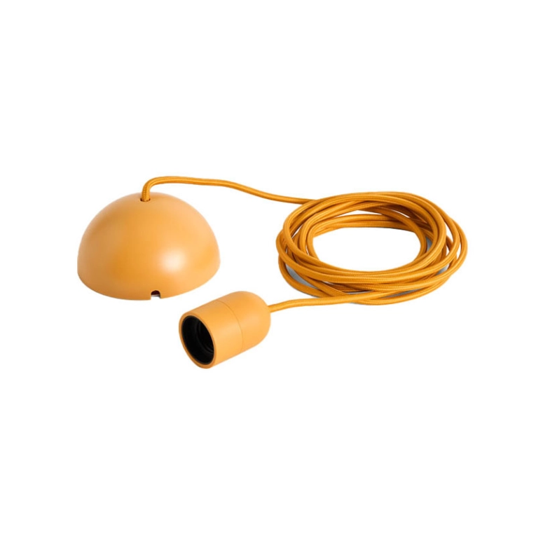 Accessoire luminaire Système électrique pour suspension COMMON Jaune ambre HAY