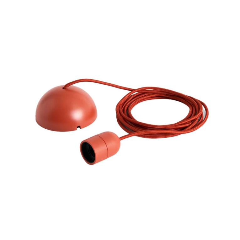Accessoire luminaire Système électrique pour suspension COMMON Rouge rouille  HAY