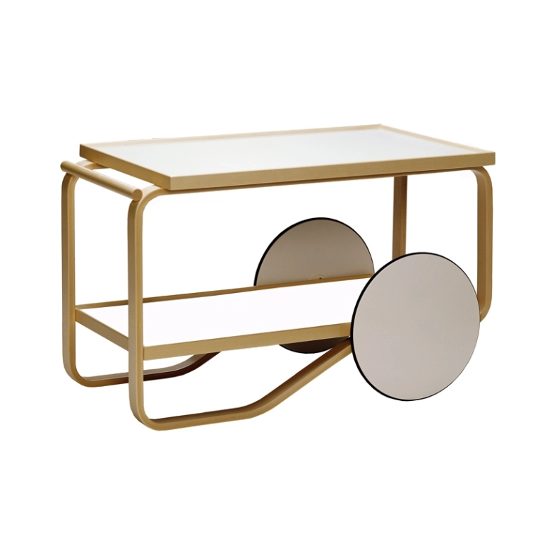 Desserte TEA TROLLEY 901 Blanc ARTEK