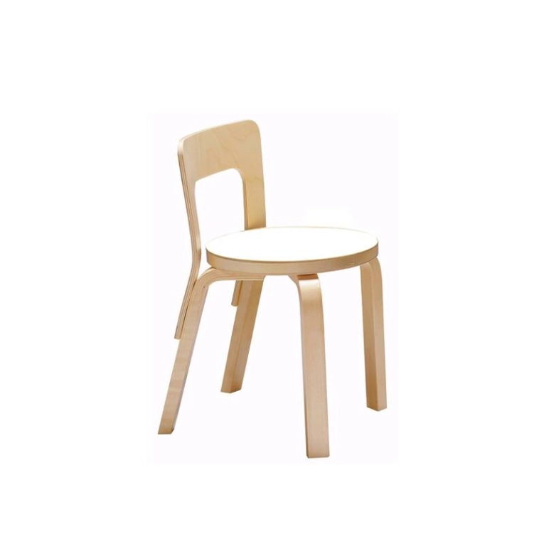 Siège enfant N65 chaise enfant Laminé blanc ARTEK