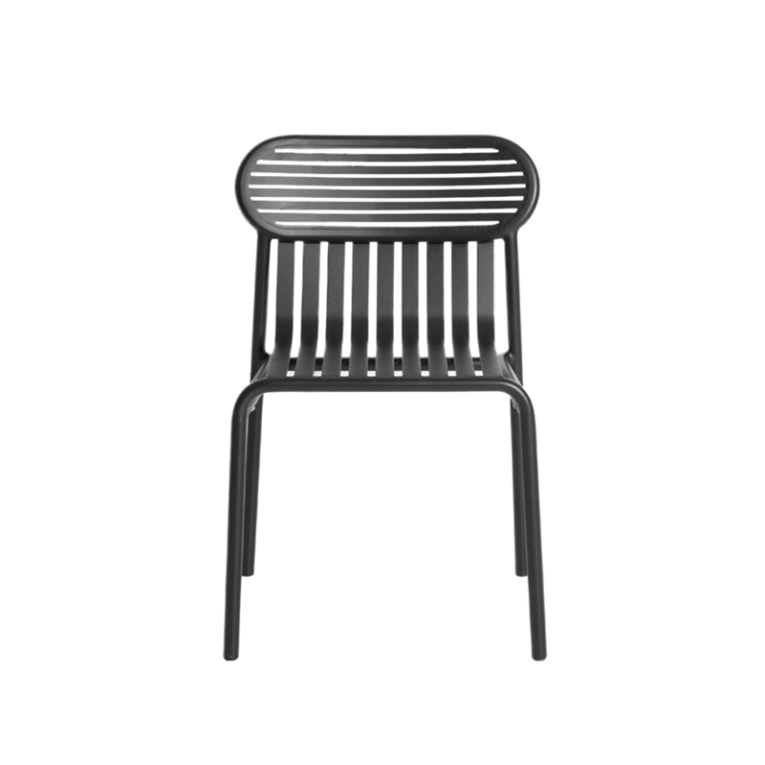 Chaise extérieur WEEK-END Noir PETITE FRITURE