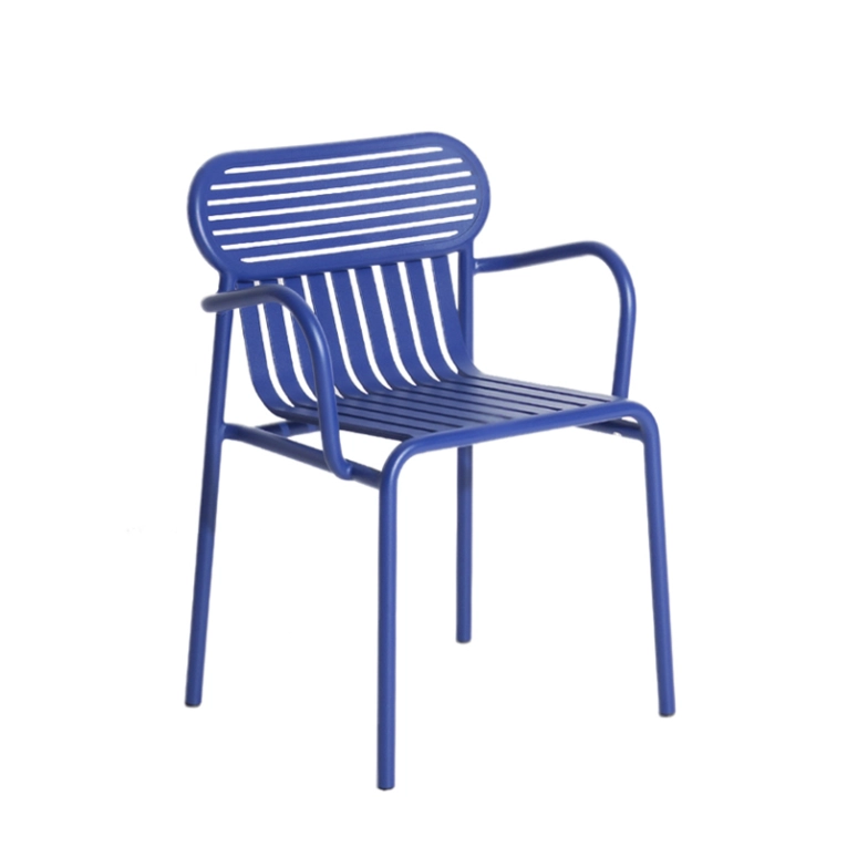 Chaise extérieur WEEK-END Bleu PETITE FRITURE