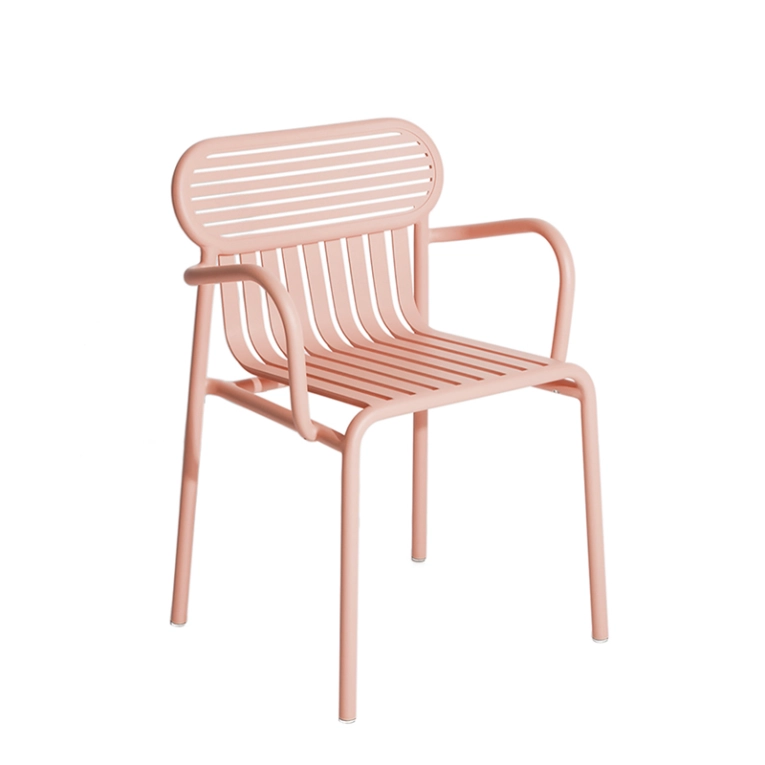 Chaise extérieur WEEK-END Rose PETITE FRITURE