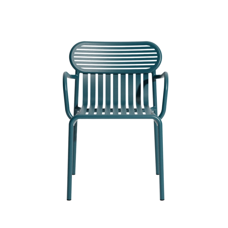 Chaise extérieur WEEK-END Bleu océan PETITE FRITURE