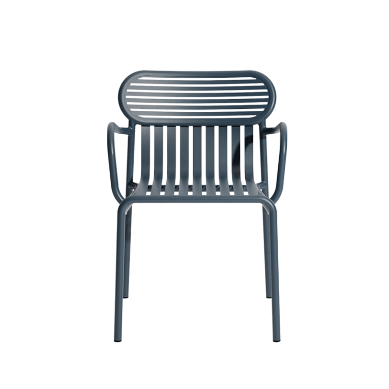 Chaise extérieur WEEK-END Gris bleu PETITE FRITURE