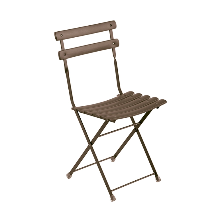 Chaise extérieur ARC EN CIEL Marron d'Inde EMU