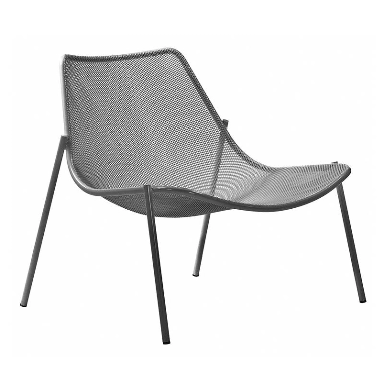 Fauteuil extérieur ROUND Fer ancien EMU