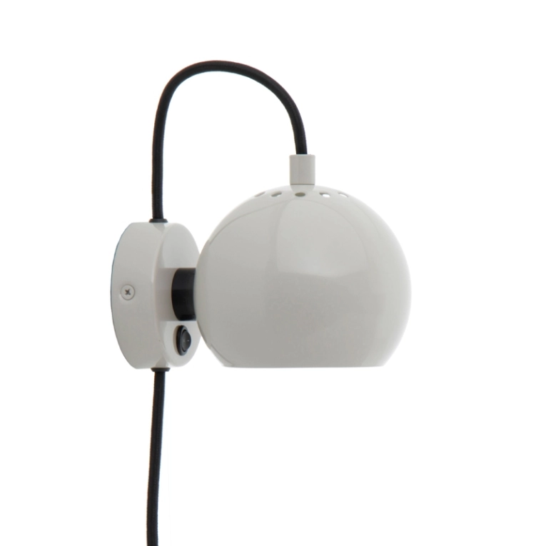 Applique BALL Gris clair brillant FRANDSEN