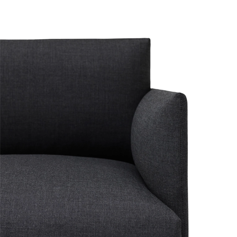 Canapé OUTLINE 3 places Tissu Vancouver 14  MUUTO