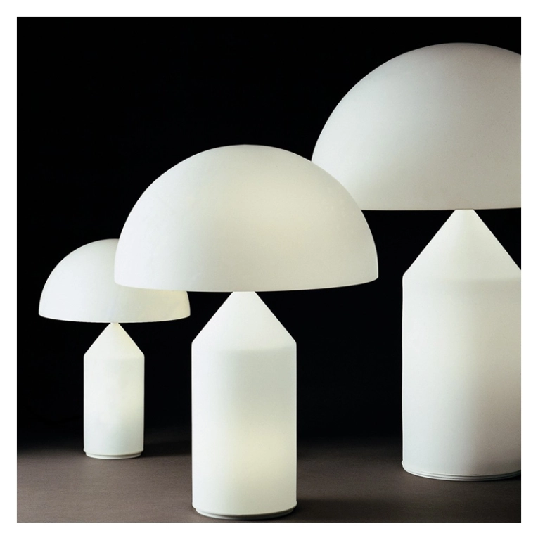 Lampe à poser ATOLLO 235 Blanc O LUCE