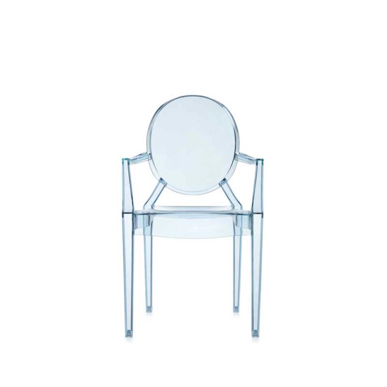Siège enfant Fauteuil enfant LOU LOU GHOST Bleu ciel KARTELL