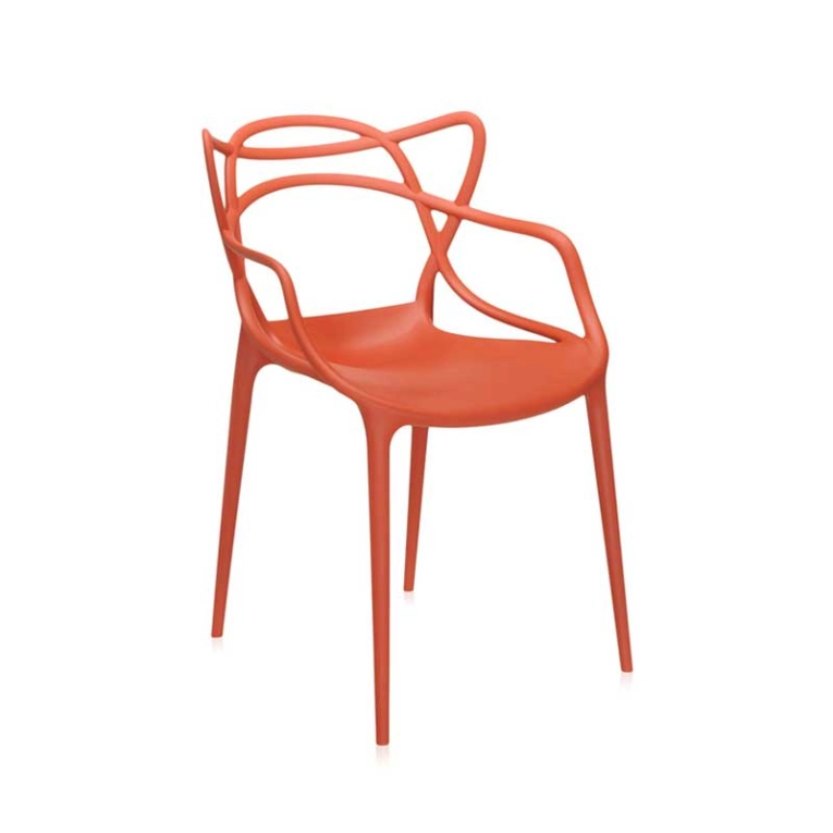 Chaise MASTERS Rouge orangé KARTELL