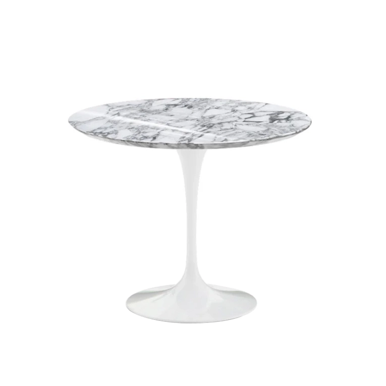 Table SAARINEN Marbre Arabescato brillant KNOLL