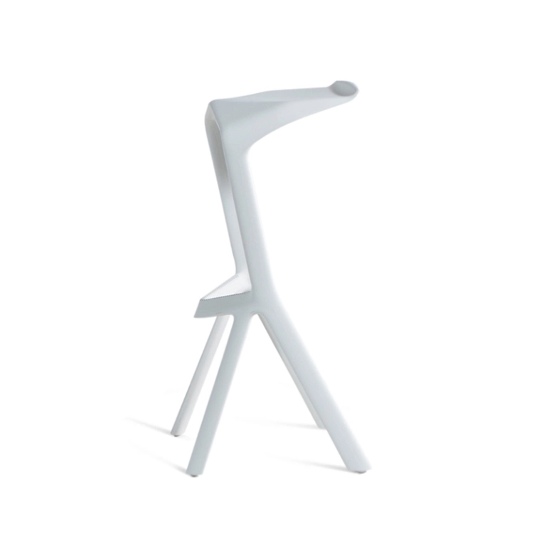 Tabouret haut MIURA Blanc PLANK