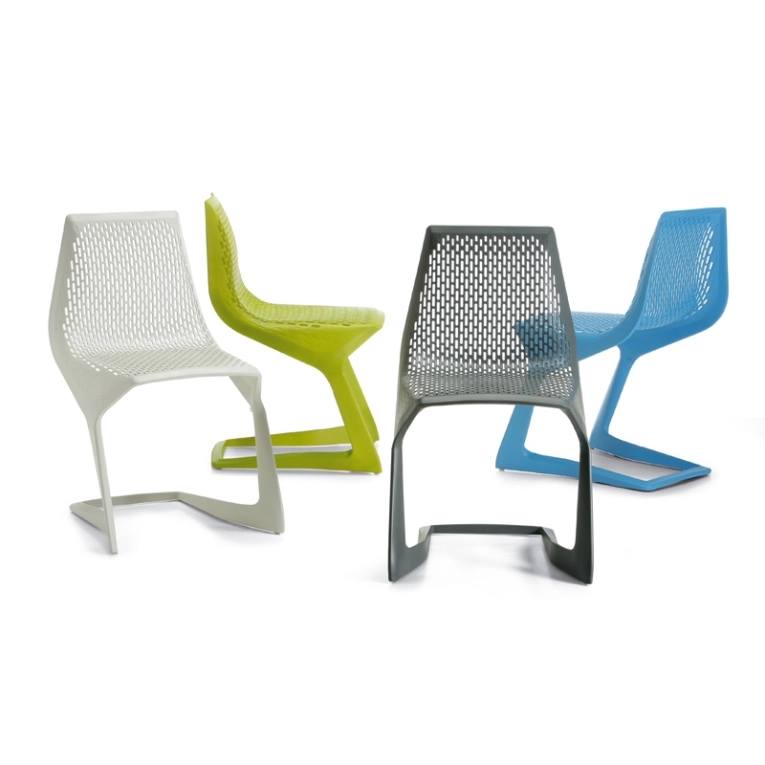 Chaise MYTO Vert jaune PLANK