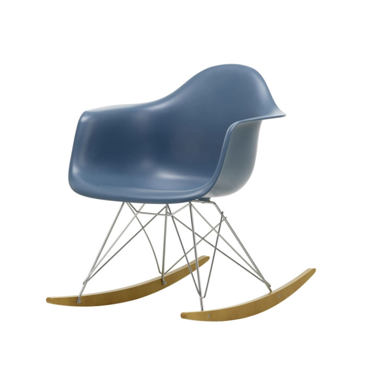 Fauteuil EAMES PLASTIC ARMCHAIR RAR Bleu de mer RE VITRA
