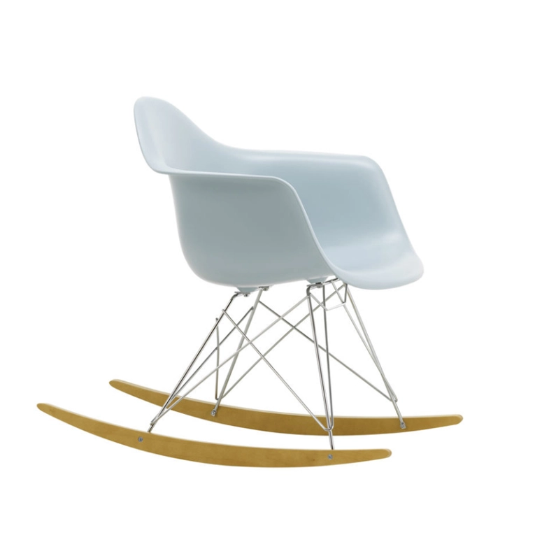 Fauteuil EAMES PLASTIC ARMCHAIR RAR Gris bleuté RE VITRA